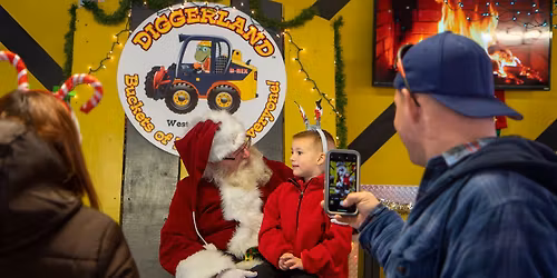 Santa Visits Diggerland USA