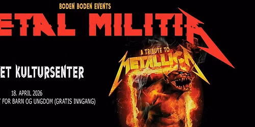 SUPER-L\u00d8RDAG med Rockekonsert (Metal Militia)
