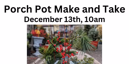 Porch Pot Make and Take