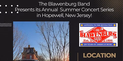 Summer Concert Series at the Hopewell Train Station 2026!