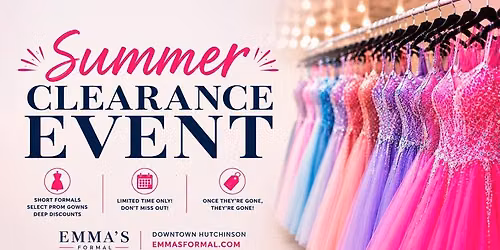SUMMER CLEARANCE EVENT 