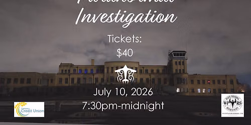 Public Paranormal Investigation at KAM!