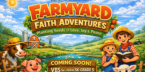 PCRC presents: Farmyard Faith Adventures VBS