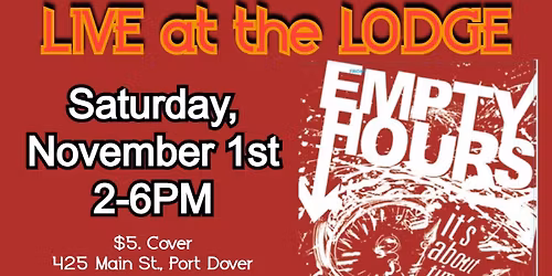 Empty Hours LIVE at the LODGE