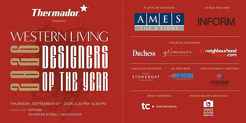 Western Living Designers of the Year Awards 2026