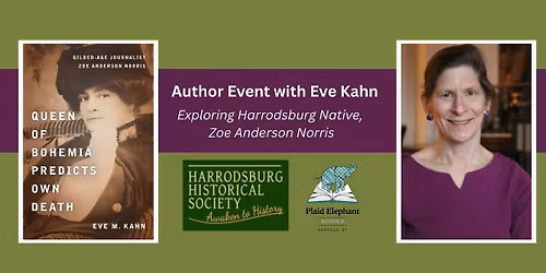 Author Event with Eve Kahn at Harrodsburg Historical Society