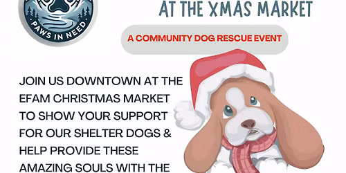 Wagging Hearts at the Xmas Market