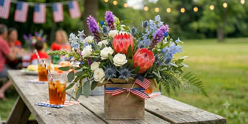 4th of July Flower Design