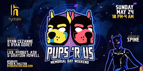 Pups 'R Us | Memorial Day Weekend