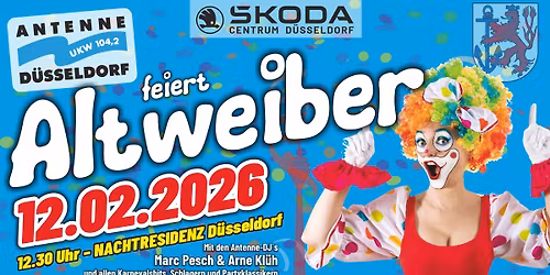 Antenne D\u00fcsseldorf feiert Altweiber