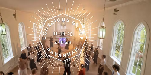 Conscious Dance Savannah - November 16th