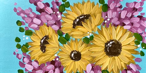 Paint and Sip: Sunny Bouquet
