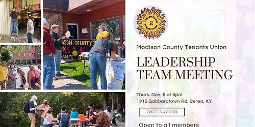 MCTU Leadership Team Meeting (November)