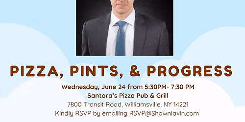 Pints, Pizza, & Progress with Amherst Supervisor Shawn Lavin
