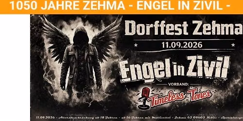 Dorffest Zehma VORBAND Engel in Zivil 
