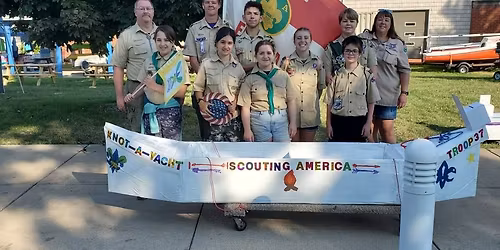 Troop 37 Flag Retirement at St James