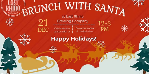 Brunch with Santa at Lost Rhino! \ud83c\udf85