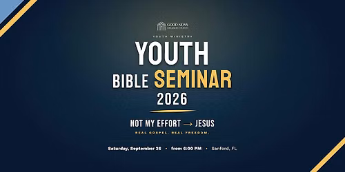 Youth Bible Seminar 2026