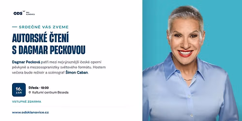 Autorsk\u00e9 \u010dten\u00ed s Dagmar Peckovou