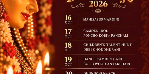 Camden Durga Pujo 2026'