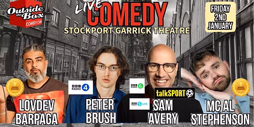 FRIDAY 2ND JANUARY - LIVE COMEDY