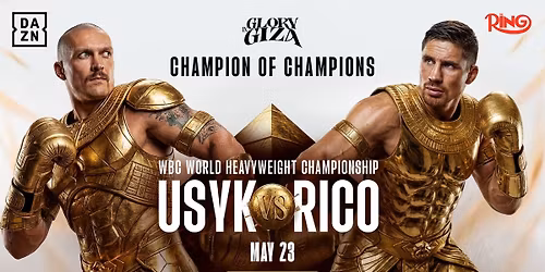 Live heavyweight boxing - Usyk v Verhoeven