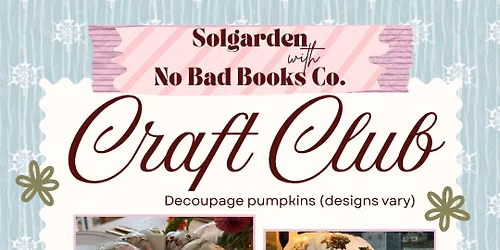 September 26 Craft Club