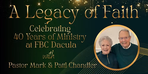 Retirement Celebration for Pastor Mark and Patti Chandler