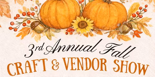 Lenola Auxiliary 2026 Fall Craft and Vendor Show 