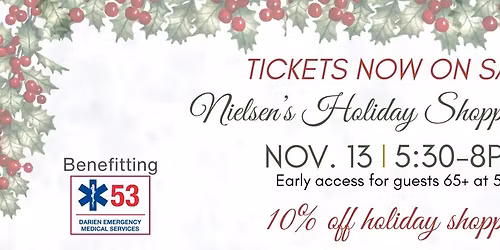 Holiday Shopping Happy Hour