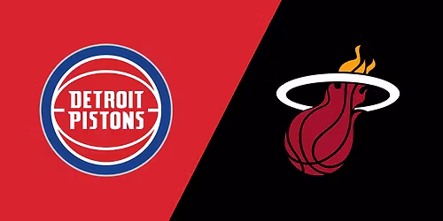 Detroit Pistons at Miami Heat