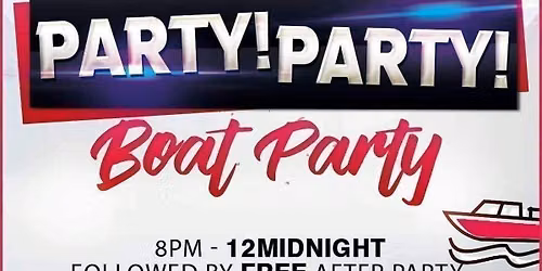 Party Party Boat Party is back for a Summer daytime party \/ selling out 