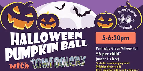 PG Preschool Halloween Pumpkin Ball with TOMFOOLERY 2025