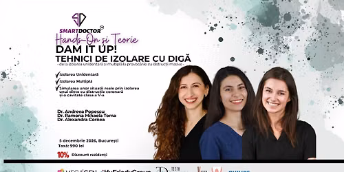 Workshop "Dam It Up! Tehnici de Izolare cu Dig\u0103"