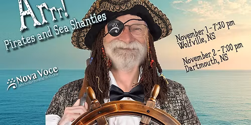 Arrr! Pirates and Sea Shanties concert - Dartmouth