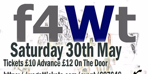 Celebrate Mega City 4 & raise funds for Forward 4 Wiz Trust \/\/ Sat 30th May \/\/ The Star Guildford
