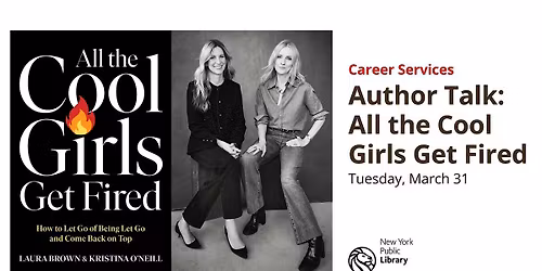Author Talk: All the Cool Girls Get Fired