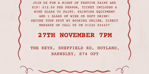 NEW DATE ADDED Sip and Paint at The Keys\u2728