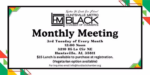 HMBCC November Monthly Meeting 2025