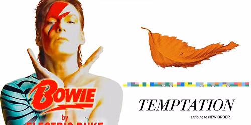Bowie and New Order tributes at the Chapel with ELECTRIC DUKE tribute. 
