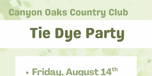 Tie Dye Night 