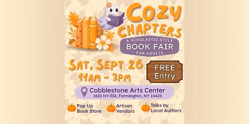 Cozy Chapters: A Scholastic Style Book Fair for Adults