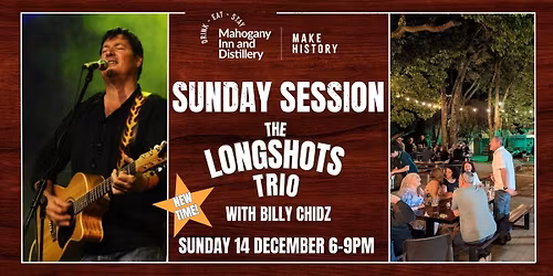 Sunday Session with The Longshots Trio - NEW TIME! 