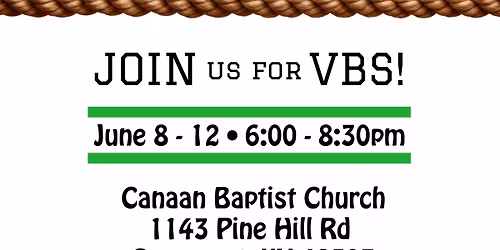 Vacation Bible School - Emerald Crossing
