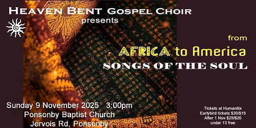 from Africa to America: Songs of the Soul