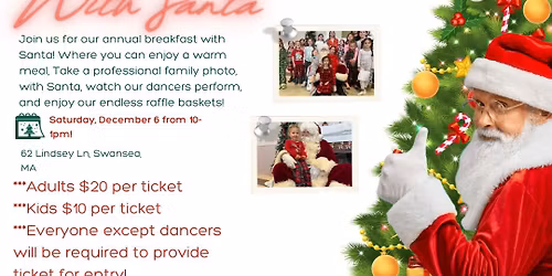 Solestice Dance Academy Annual Breakfast With Santa! 