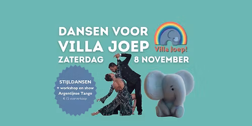 Stijldansavond voor Villa Joep met workshop en Show Argentijnse Tango