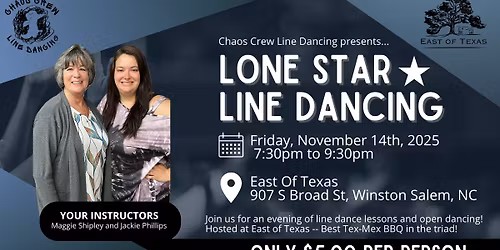 Line Dancing Night - East of Texas