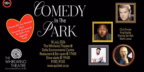 Comedy in the Park - 18 July