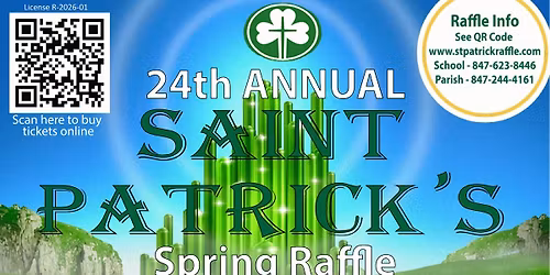 24th Annual St. Patrick's Spring Raffle